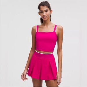 Lululemon Athletica Square-Nexk Cropped Tennis Tank NWT